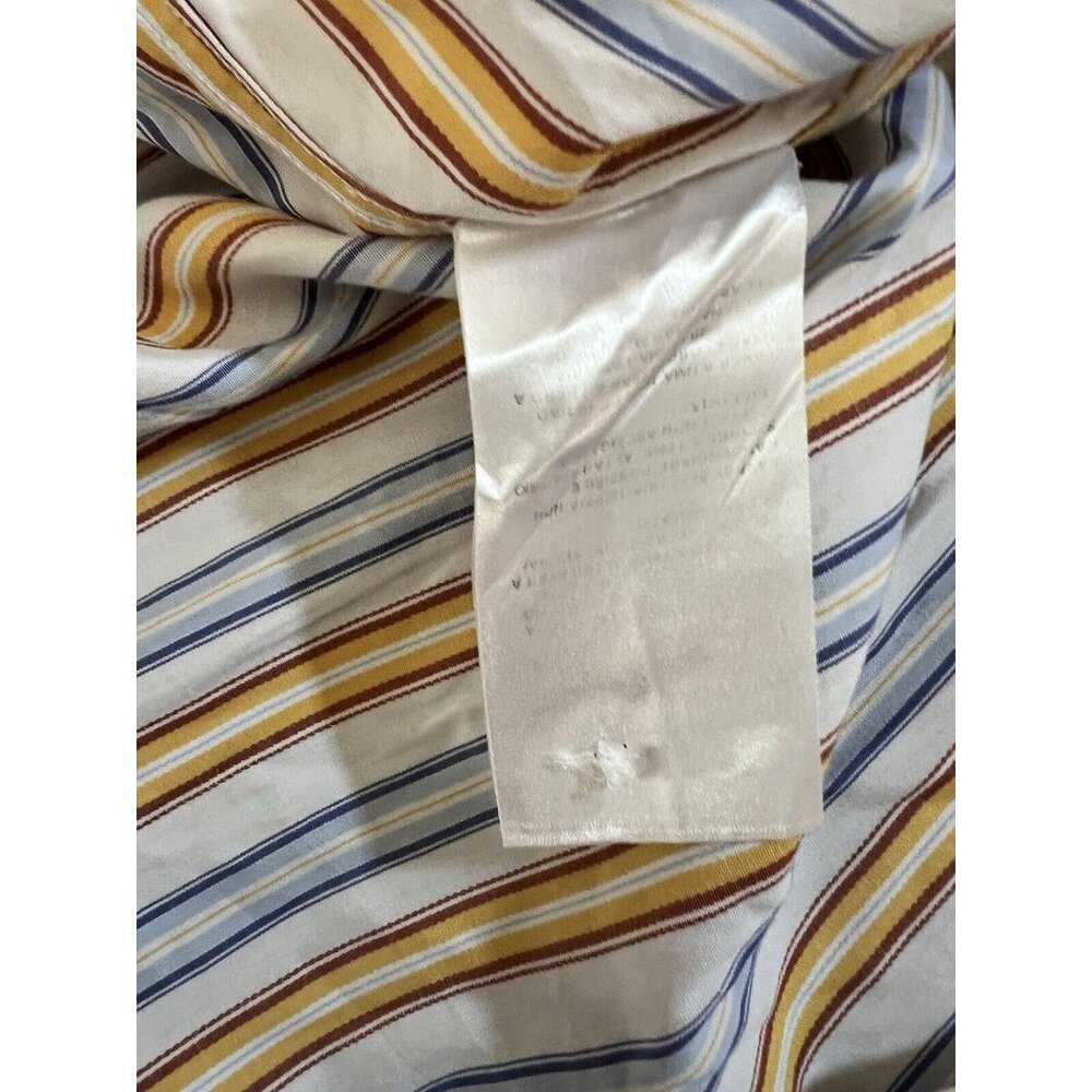 Hugo Boss Shirt Mens 38 15 Multicolor Striped Button Up Long Sleeve Regular Fit - Picture 3 of 9